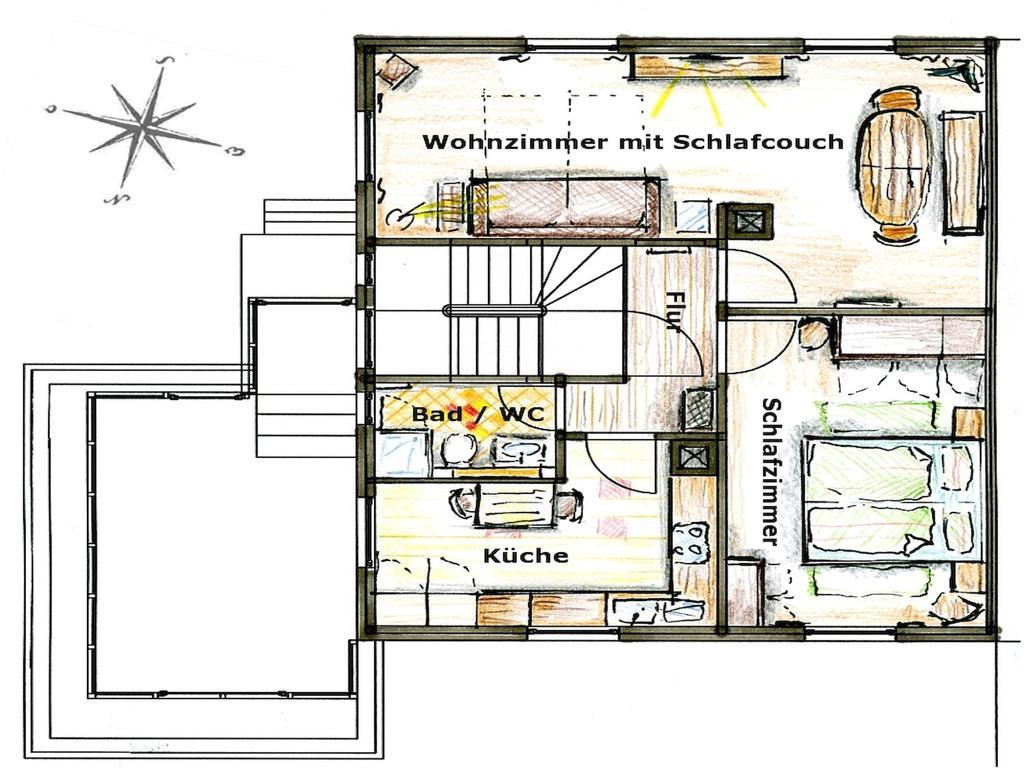 Ferienwohnung Am Eisweiher ティティゼー・ノイシュタット エクステリア 写真